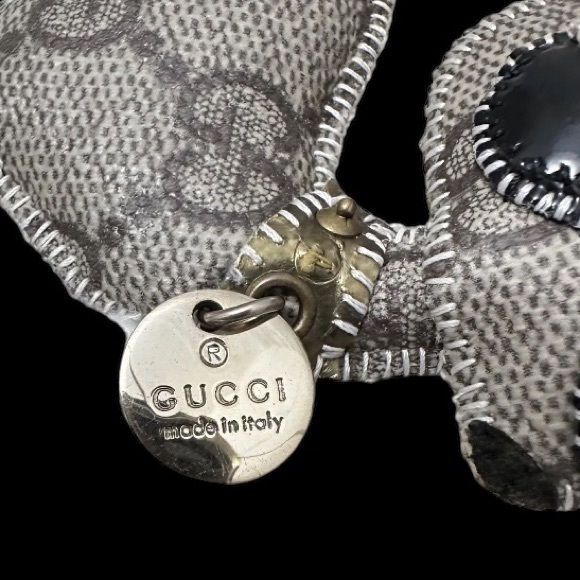 GUCCI Guccioli Charms GG Monogram🐾Chihuahua Key Fob Keychain Charm - Picture 4 of 7